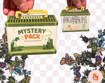 Animal Crossing Inspired Bugs Mystery Pack - 80 bugs to collect