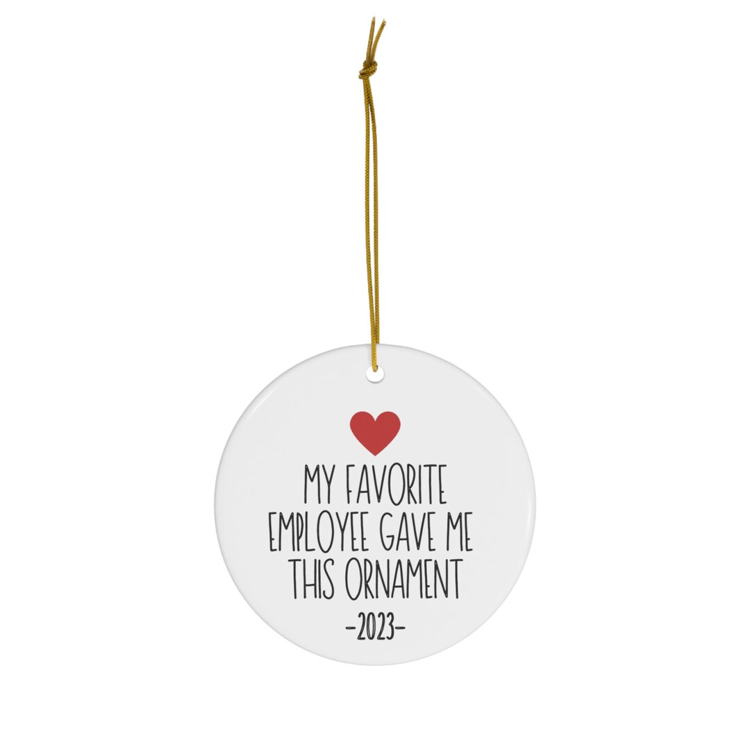 Boss Christmas Ornament, Funny Boss Gift, Keepsake Ornament, Gifts for ...