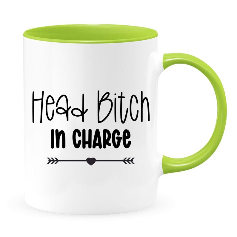 Snarky Mug, Head Bitch In Charge Coffee Mug, Office Mug, Boss Gift, Mug For Mom, Boss Lady Mug image 5