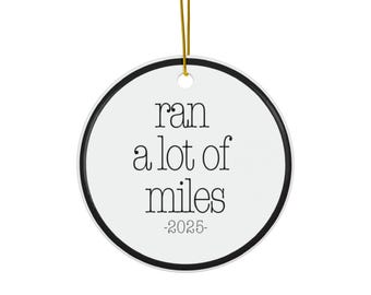 Cross Country Runner Ornament,  Funny Gift For Runners, Marathon Ornament, Track Team Keepsake Gift Ornament