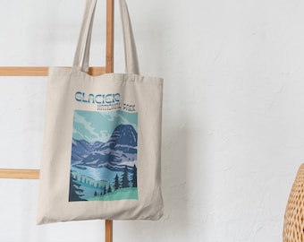 Rocky Mountain National Park Tote Bag Family Road Trip Camping Gift Vintage Cotton Tote Bag