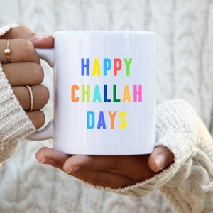 Hanukkah Mug, Happy Challah Days, Hanukkah gifts, Happy Hanukkah, Hanukkah Kitchen Decor, Funny Hanukkah Mug