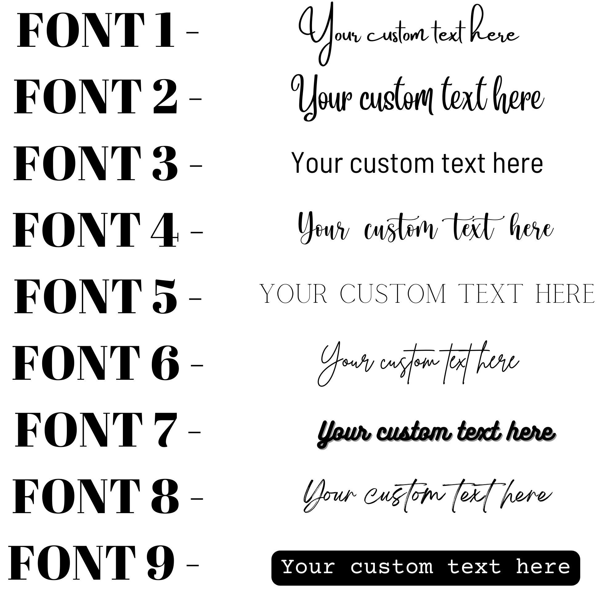 Custom Text Print, Make Your Own Print, - Etsy