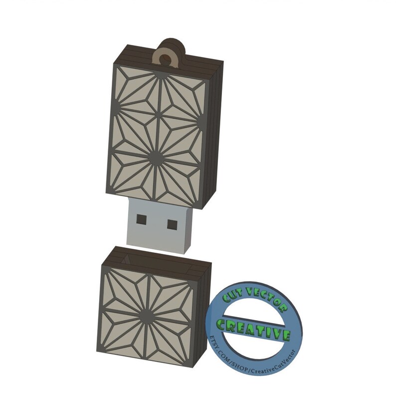 Usb Flash Drive Housing Cut File Laser Etsy