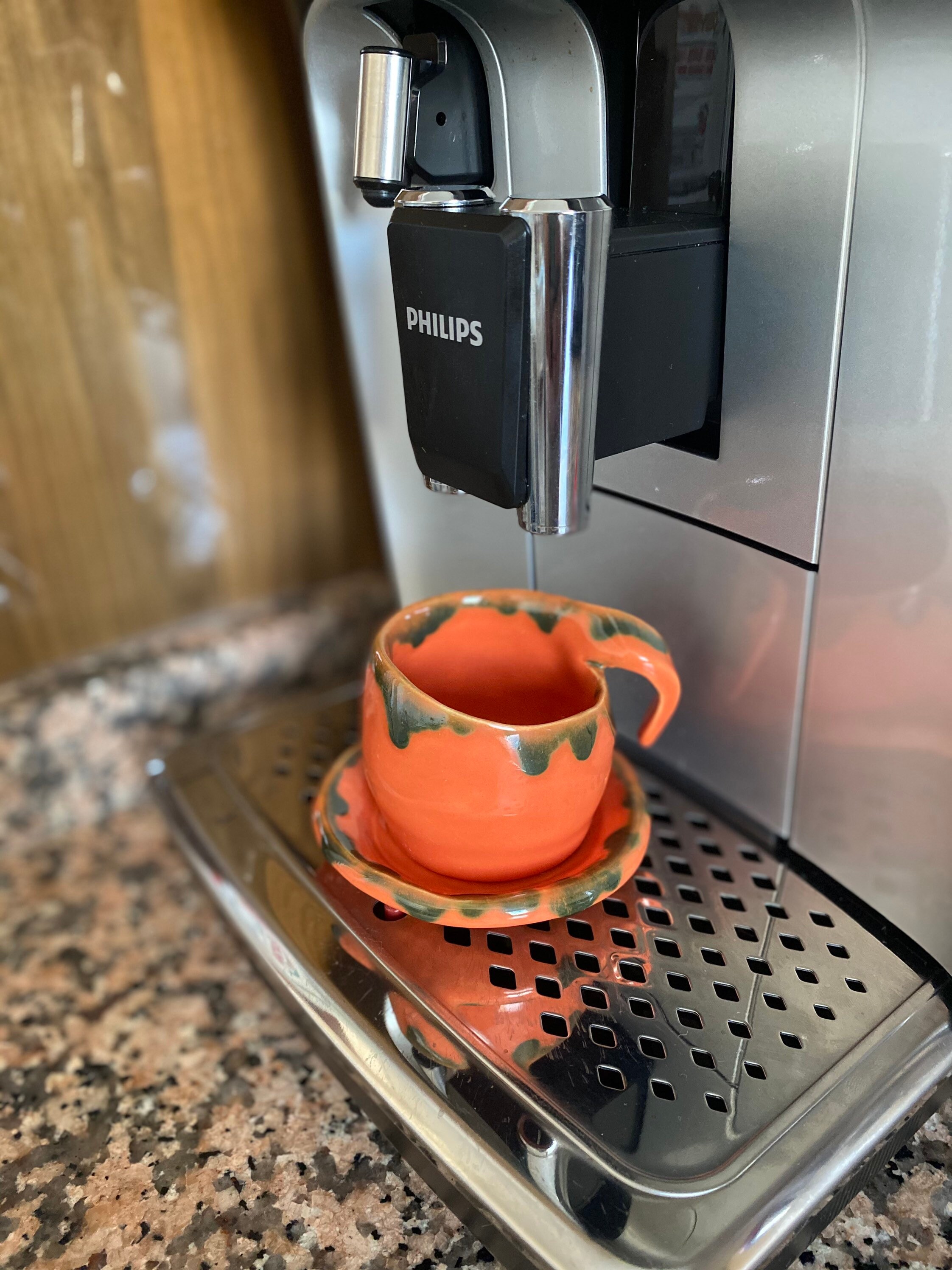 Unique Espresso Cup with Saucers Stylish Handmade Ceramic Etsy