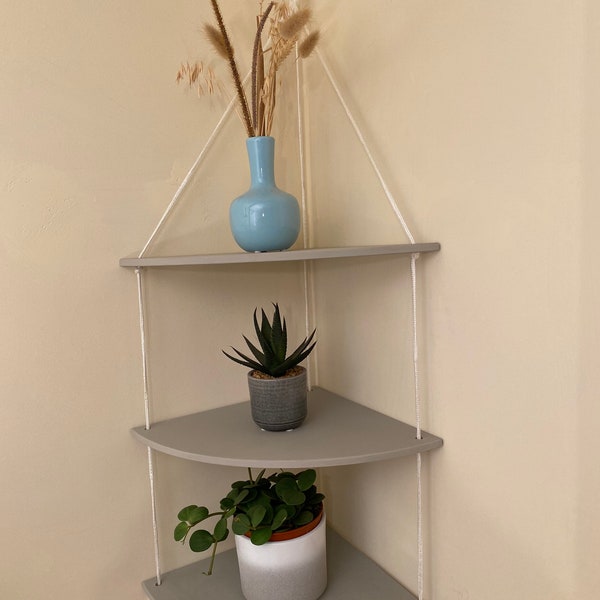Floating Corner Shelves Etsy UK