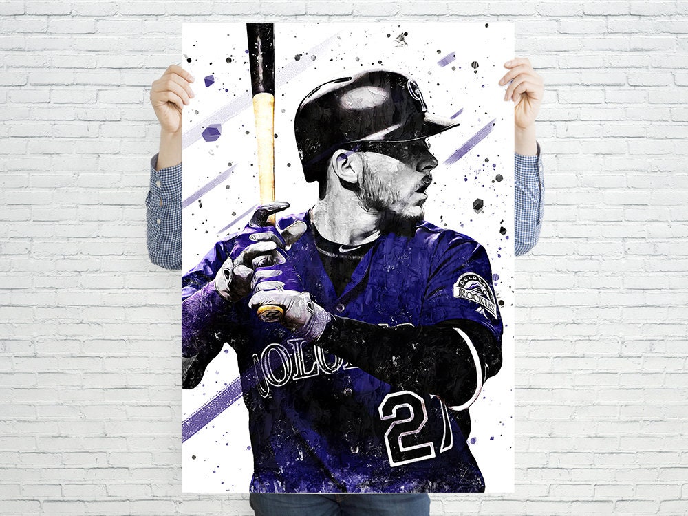  Trevor Story Baseball World Legend Star Poster Art Poster  Canvas Painting Decor Wall Print Photo Gifts Home Modern Decorative Posters  Framed/Unframed 16x24inch(40x60cm): Posters & Prints