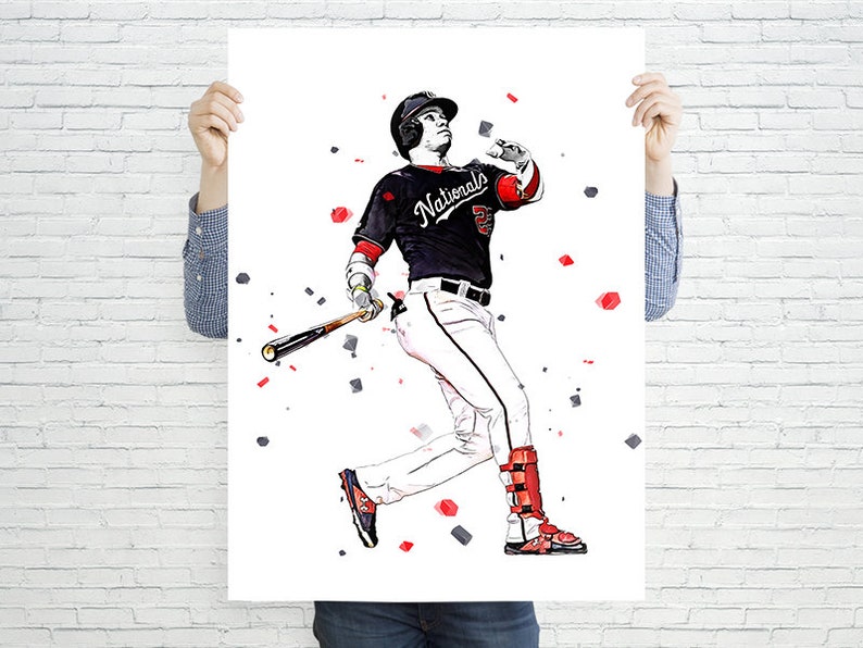 Baseball Gifts Kids Decor Baseball Poster Baseball Player Man Cave Poster Canvas Wall Art Juan Soto Poster Sports Art Print