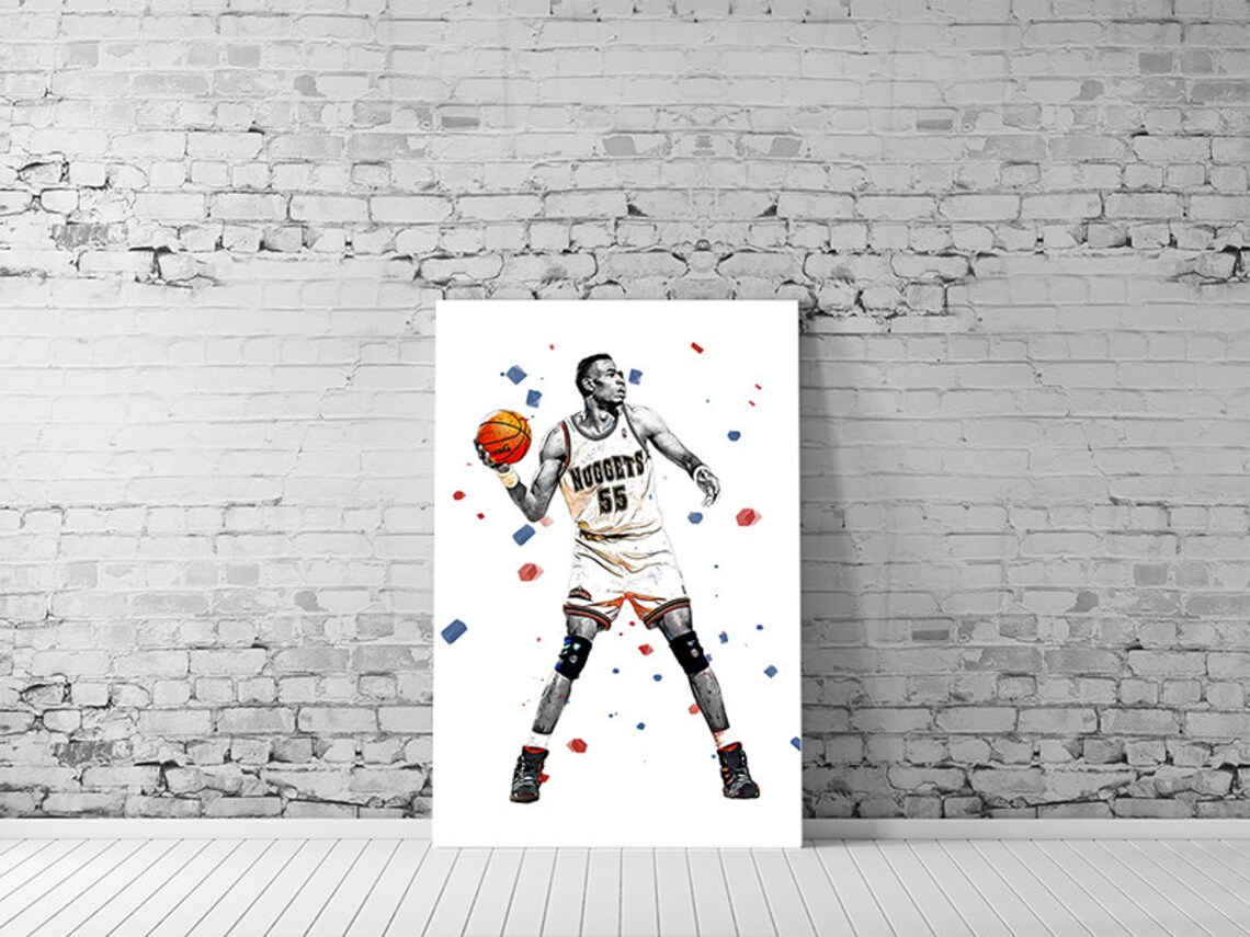Dikembe Mutombo Poster Canvas Print Kids Gift Home Decor - Etsy