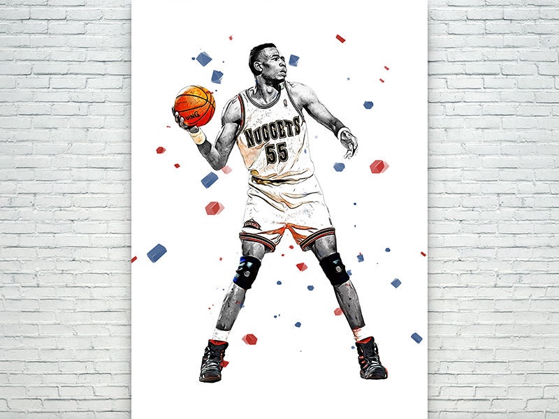Dikembe Mutombo Poster Canvas Print Kids Gift Home Decor - Etsy
