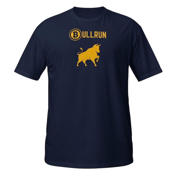 Crypto Bull Run-Bitcoin-Halving-Finance-Gains-Altcoins-Mining-Wallet-Blockchain-Short-Sleeve Unisex T-Shirt