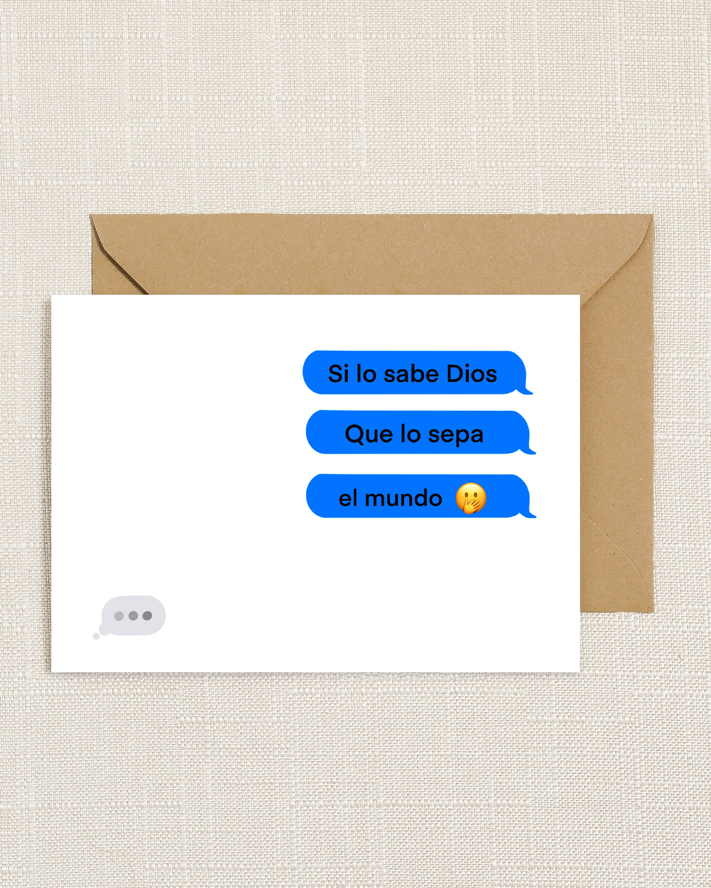 Printable Funny Spanish Announcement Greeting Card Good News Etsy