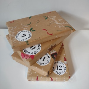 Book advent calendar, 12 days of Christmas, Fiction, Gift wrapped, books, bookish gifts, Christmas, gift for book lovers