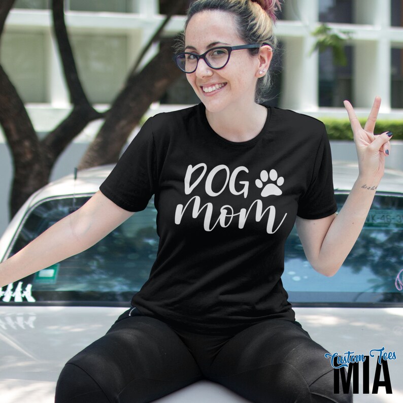 Dog Lover Gift Cute Dog Mom Shirt Womens Shirt Dog Mom Gift Fur Mama Shirt Dog Mama Dog Lover Shirt Dog Mom Tee