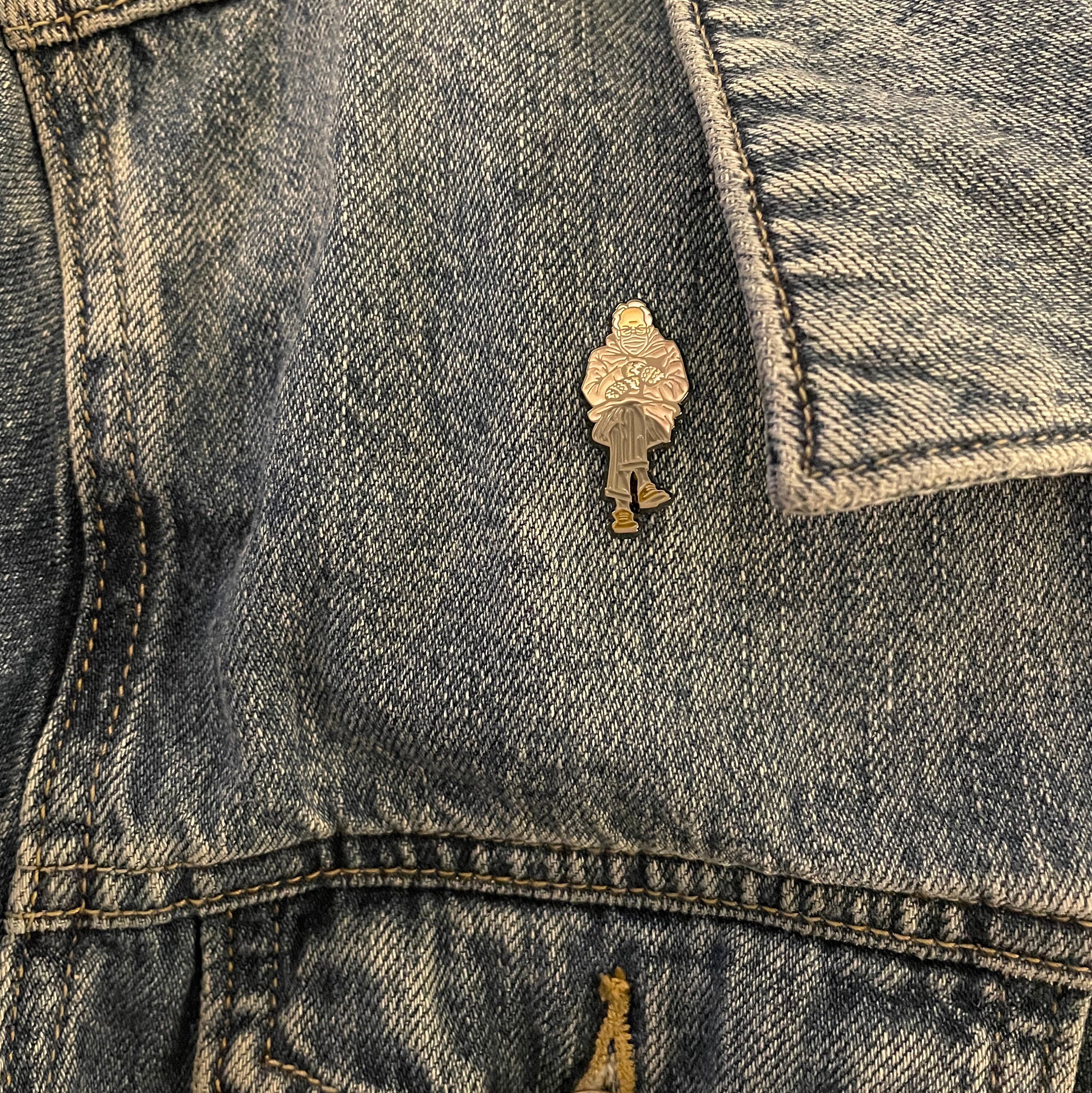Bernie Sanders Enamel Pin - Etsy