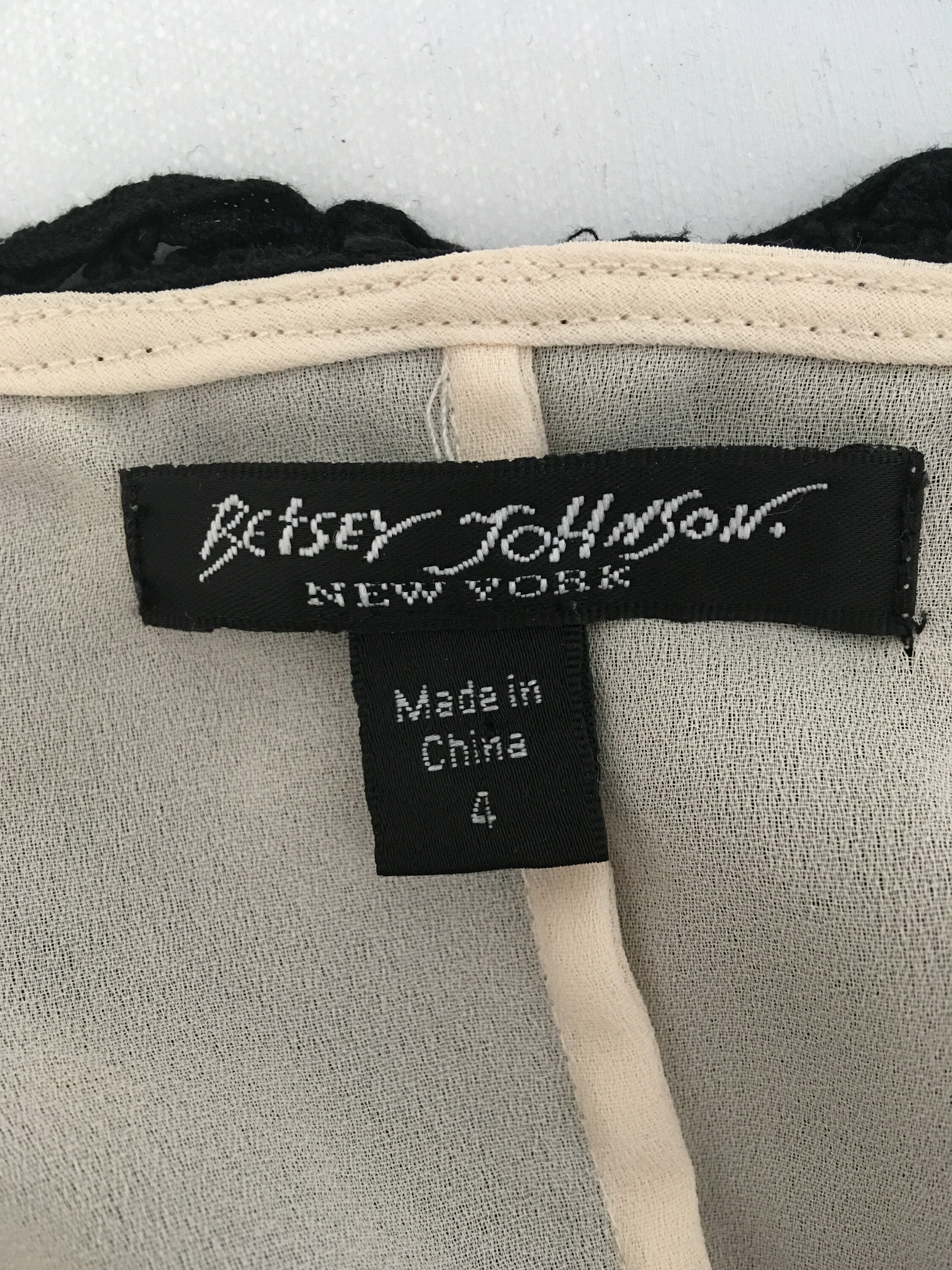 Betsey Johnson Vintage 1990s Crochet Midi Black Dress Evening | Etsy