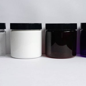 4oz PET Plastic Jars with Lid