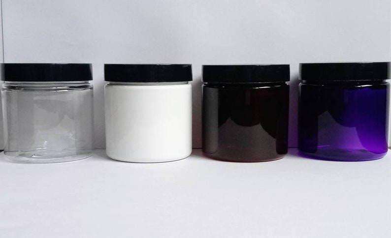 4oz PET Plastic Jars with Lid