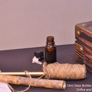 10ml. Amber Glass Bottles / Vials  Orifice and Cap