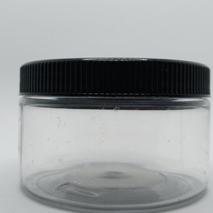 Envase plástico negro redondo con tapa transparente 6″. – Food Containers  Inc