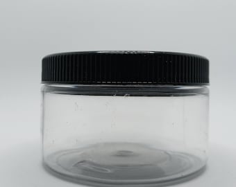 4oz Low Profile Plastic Jar with Liner & Lid-3 Pack  6 Pack 12 Pack  48 Pack