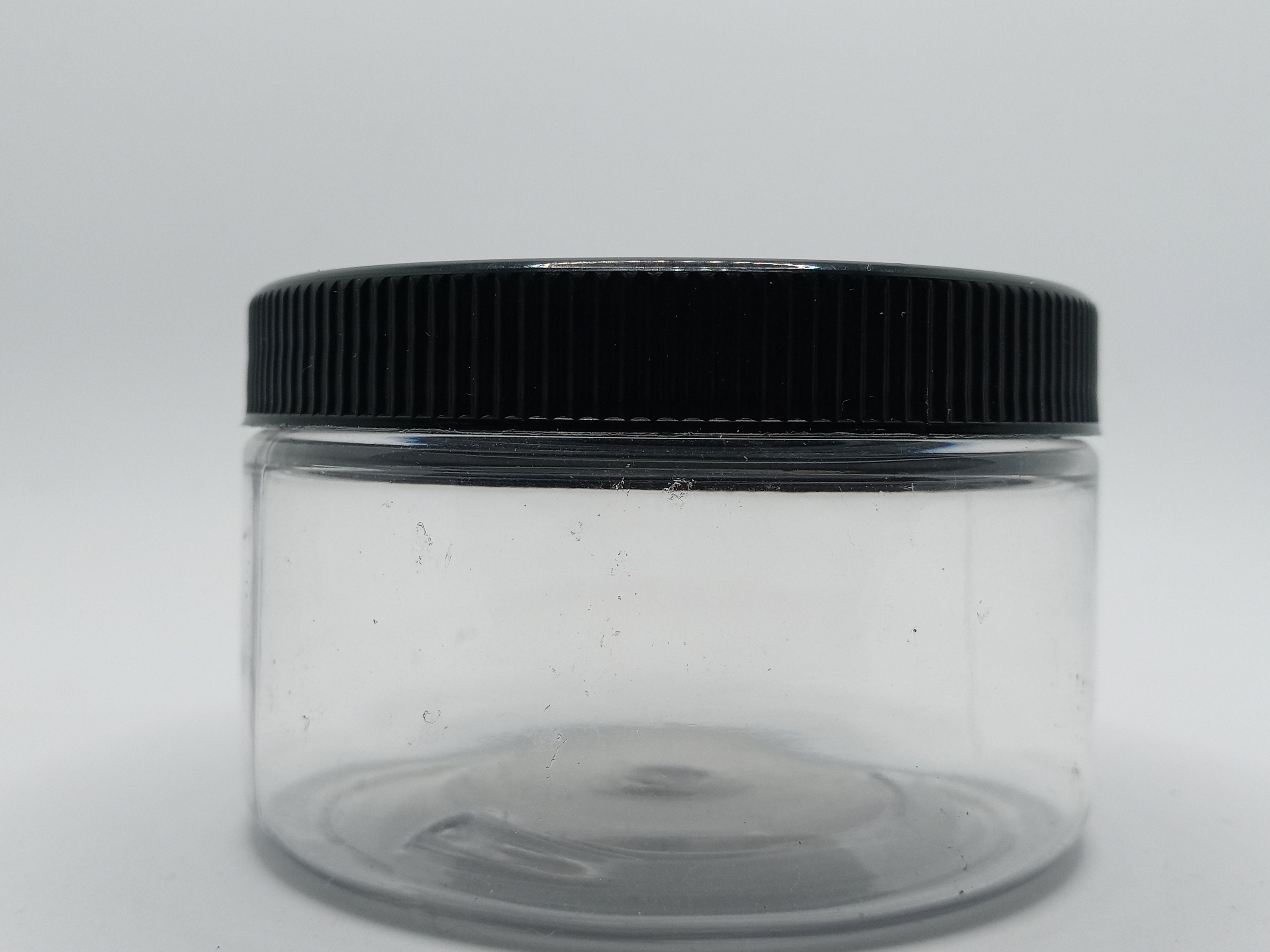 Premium Recyclable Plastic jar 3 oz. with lid