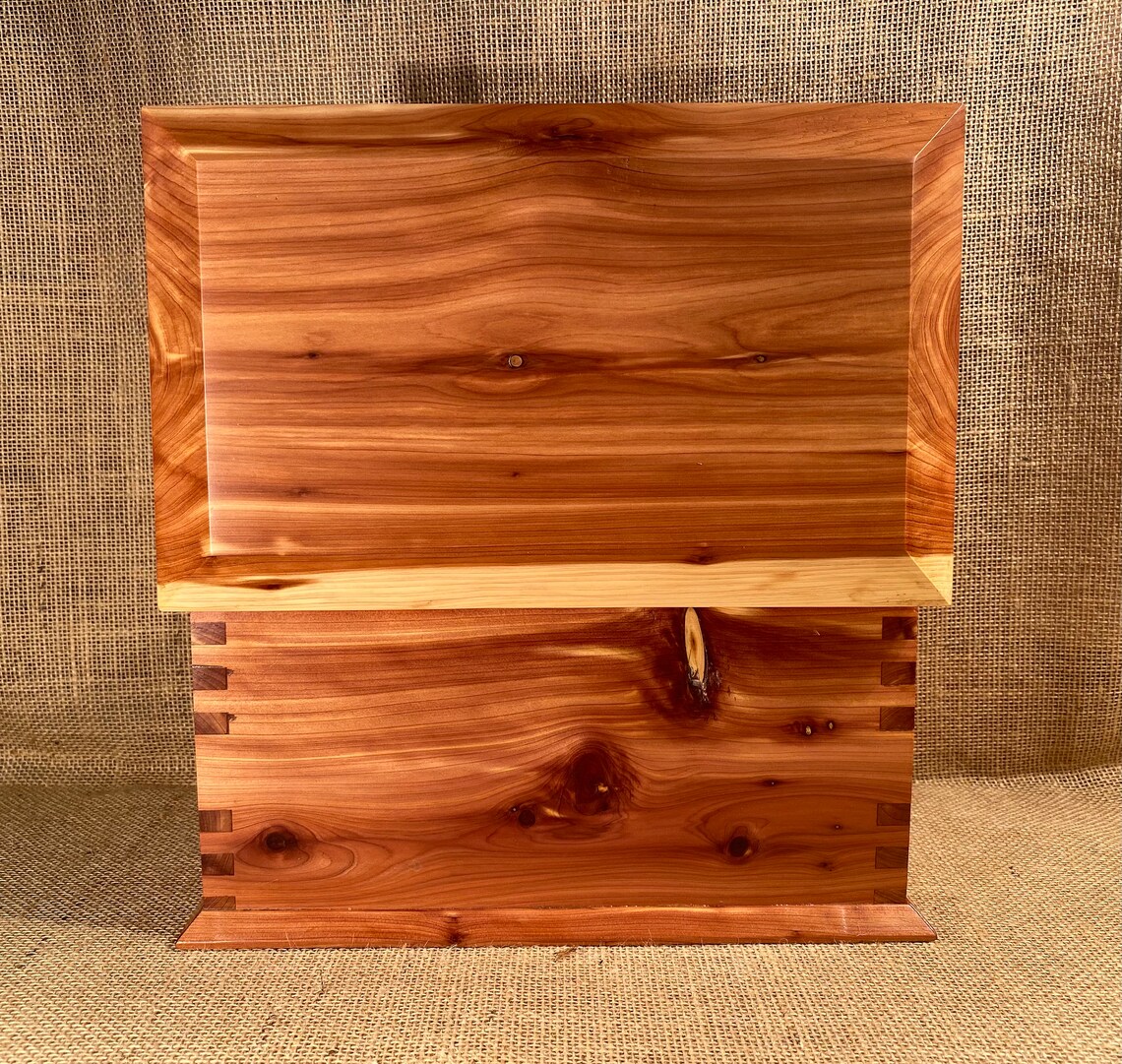 Handmade Custom Solid Cedar Wood Box Etsy