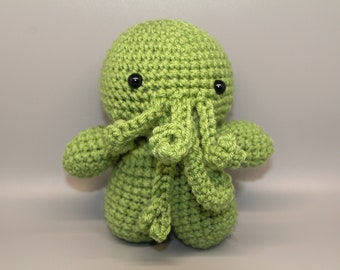 Cthulhu Amigurumi Homemade Crochet Plush Toy