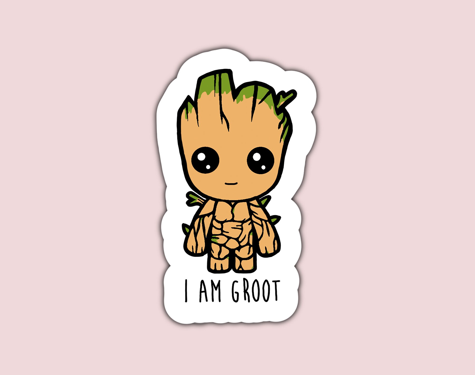 Baby Groot Sticker laptop decal waterproof sticker water Etsy