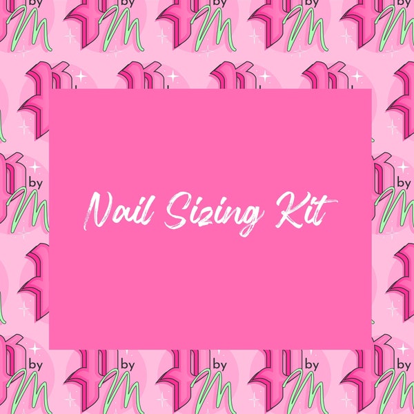 NAIL SIZING KIT | Luxury Press On Nails |Glue On Nails|Press On Nails|Fake Nails | Custom Nails | Nail Sizing Kit | Size Your Nails | Sizing