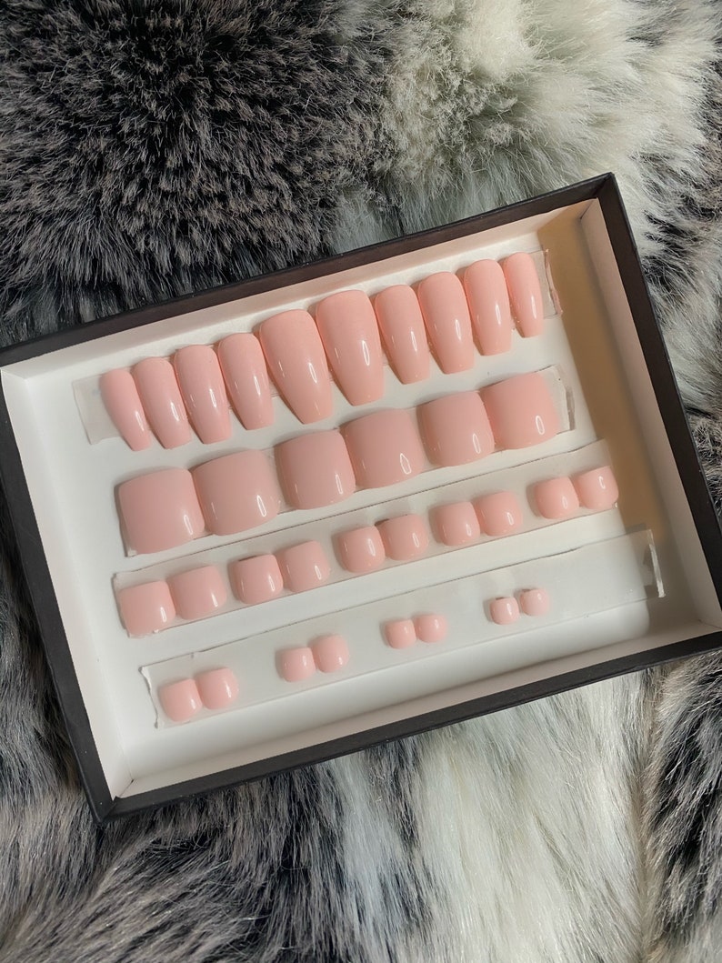 Pampered Nail & Toe Bundle Luxury Press on Nails Press on Etsy