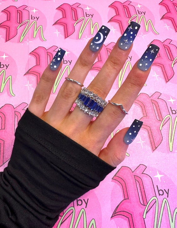 STARRY NIGHT Set Luxury Press on Nails Glue on Nails Press on