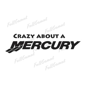 Crazy about a Mercury svg Digital download