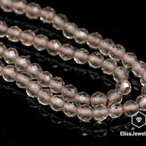 Natural 3mm Smoky Quartz Choker Necklace Genuine Gemstone Balance Stone Calming Necklace Unisex Necklace Mother&#39;s Day Gift Christmas Gift