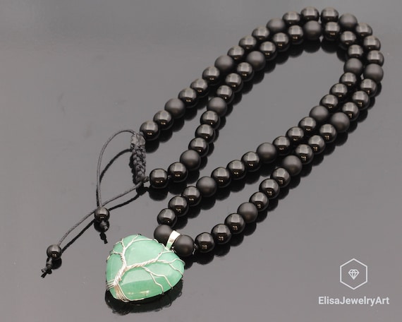 Heart Aventurine Pendant Luck Necklace Natural Black Onyx Gemstone Wealth Stone Necklace Black Men s Necklace Gift for Him Christmas Gift Etsy Canada