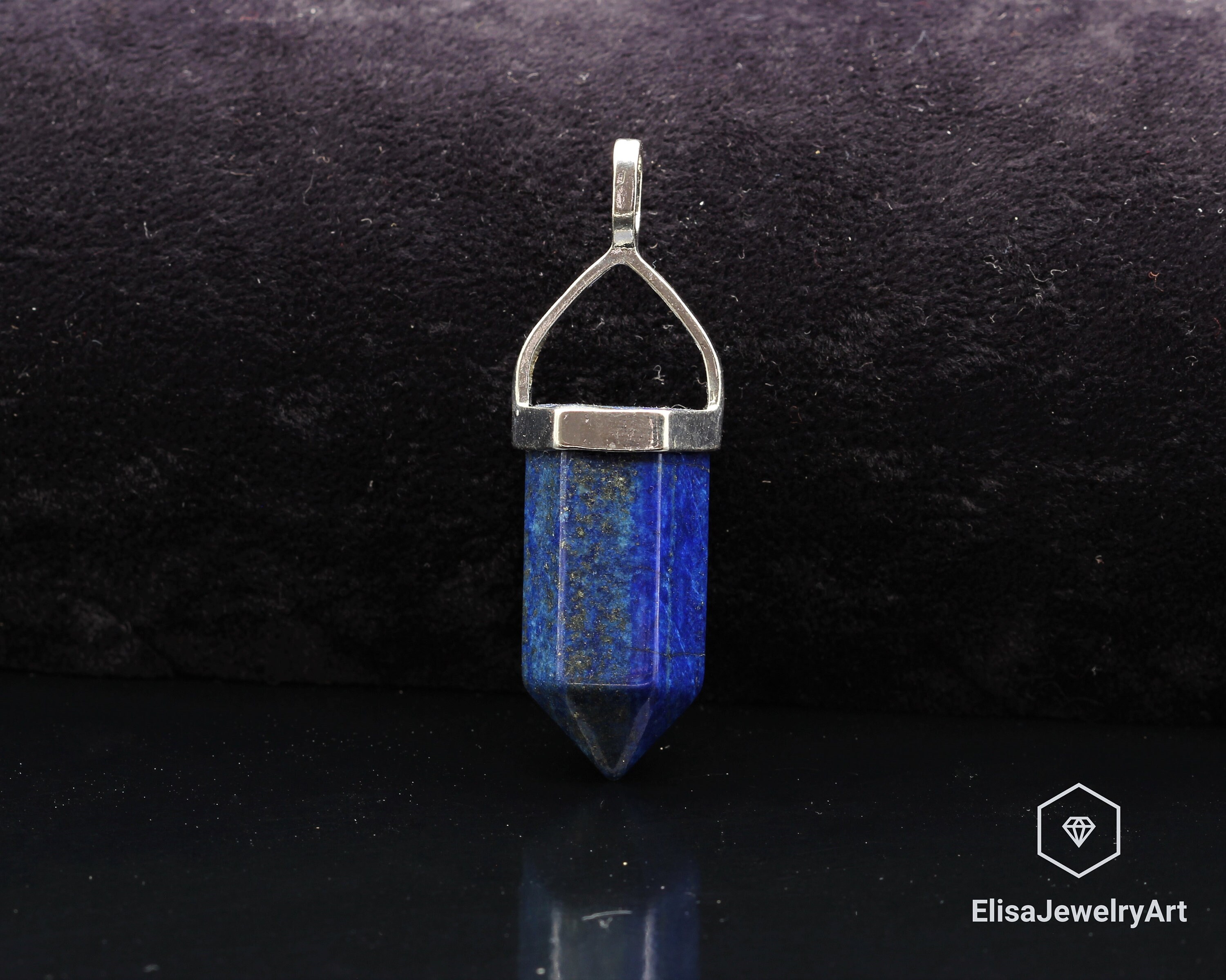 LAPUIS Oyster Gemstone Necklace ブラック Lapis Spiny Oyster Necklace - Etsy