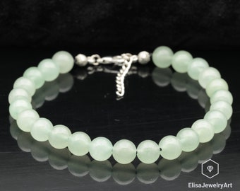 Natuurlijke groene Aventurijn kralen verstelbare sterke enkelbandje handgemaakte energie Crystal Gemstone mode unieke enkelbandje geluk steen sierlijke enkelbandje