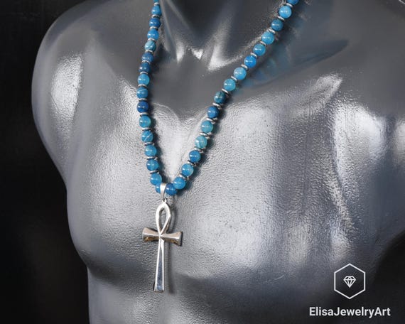 YAFEINI Collana a croce in argento Sterling per donne e