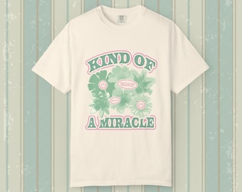 Kind of a Miracle Unisex T-shirt - Retro Graphic Tee - Faith Streetwear Comfort Colors Tee - Religious Gift for Him or Her - Bible Verse
