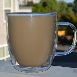 L'or Double-Walled Glass Coffee Cup 2-Pack