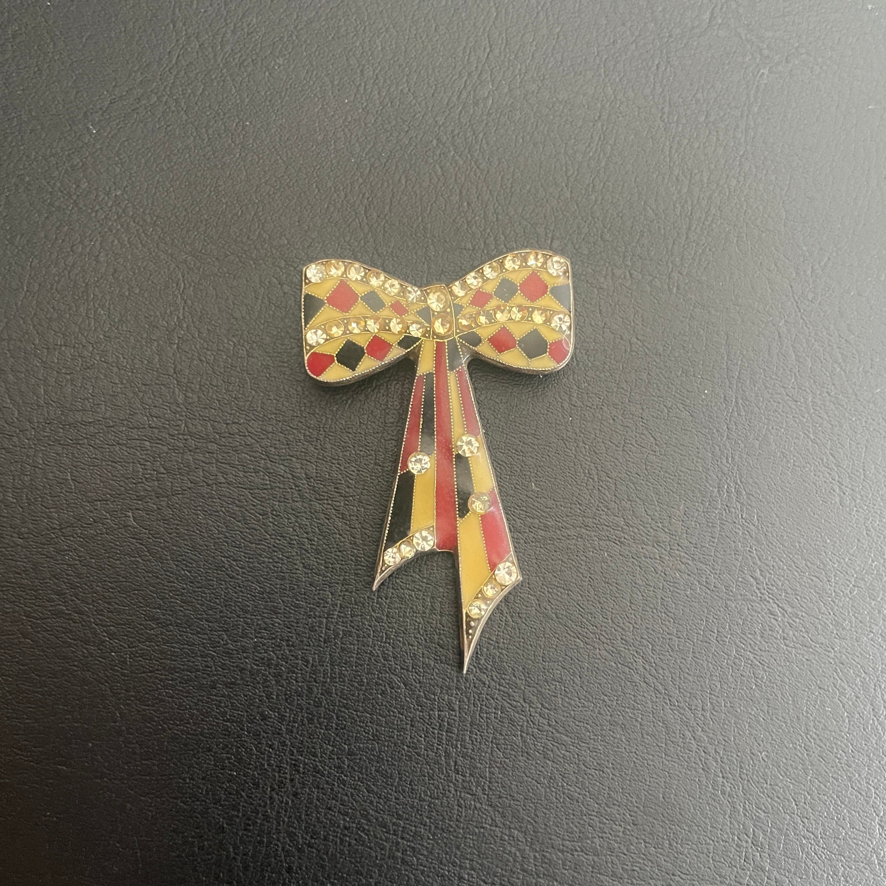 Broche Vintage Catherine Popesco - Décor De Fruits - Bijou Ancien - Occasion