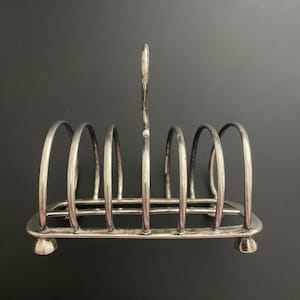 Antique Sterling Toast Rack 1883 London image 1