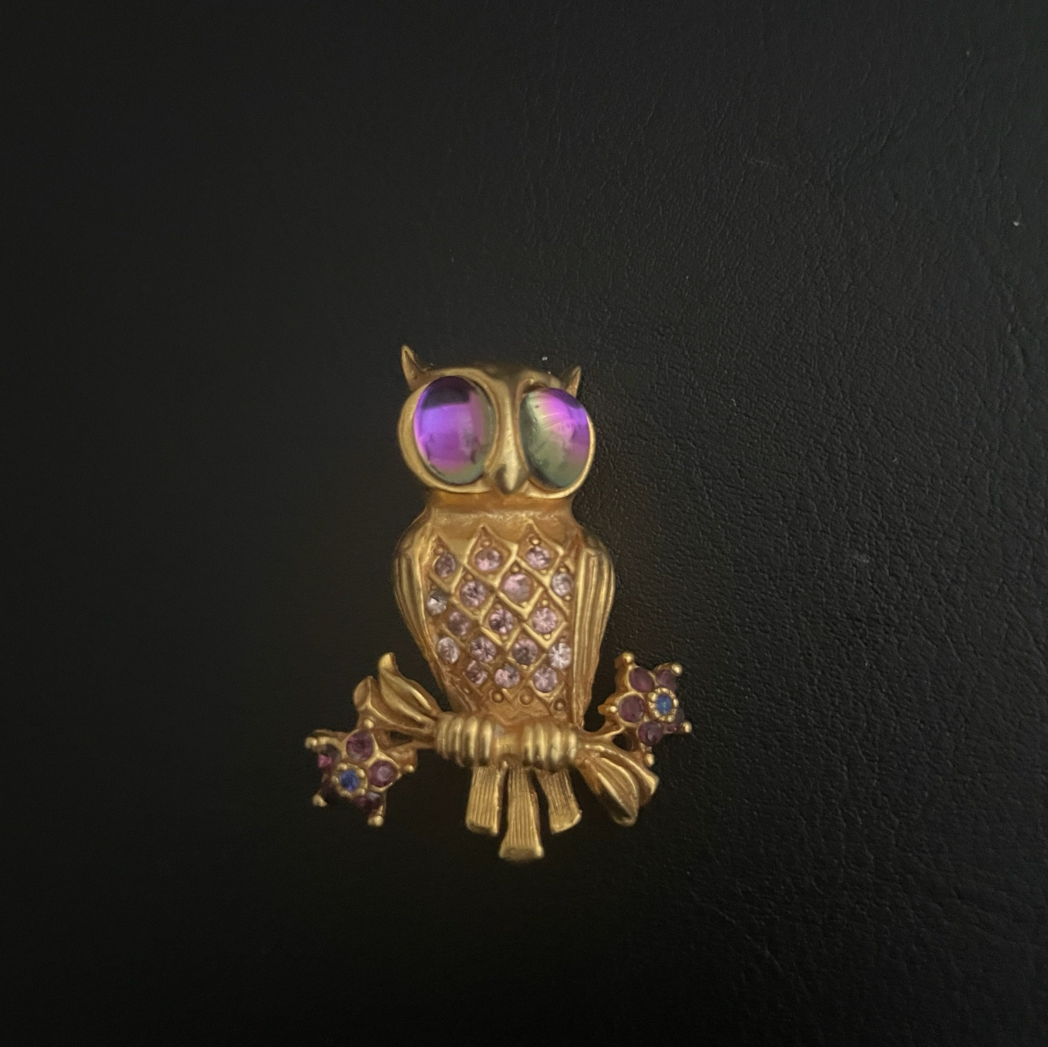 Butler Wilson Owl Brooch for the Jewellery Collector Etsy Hong