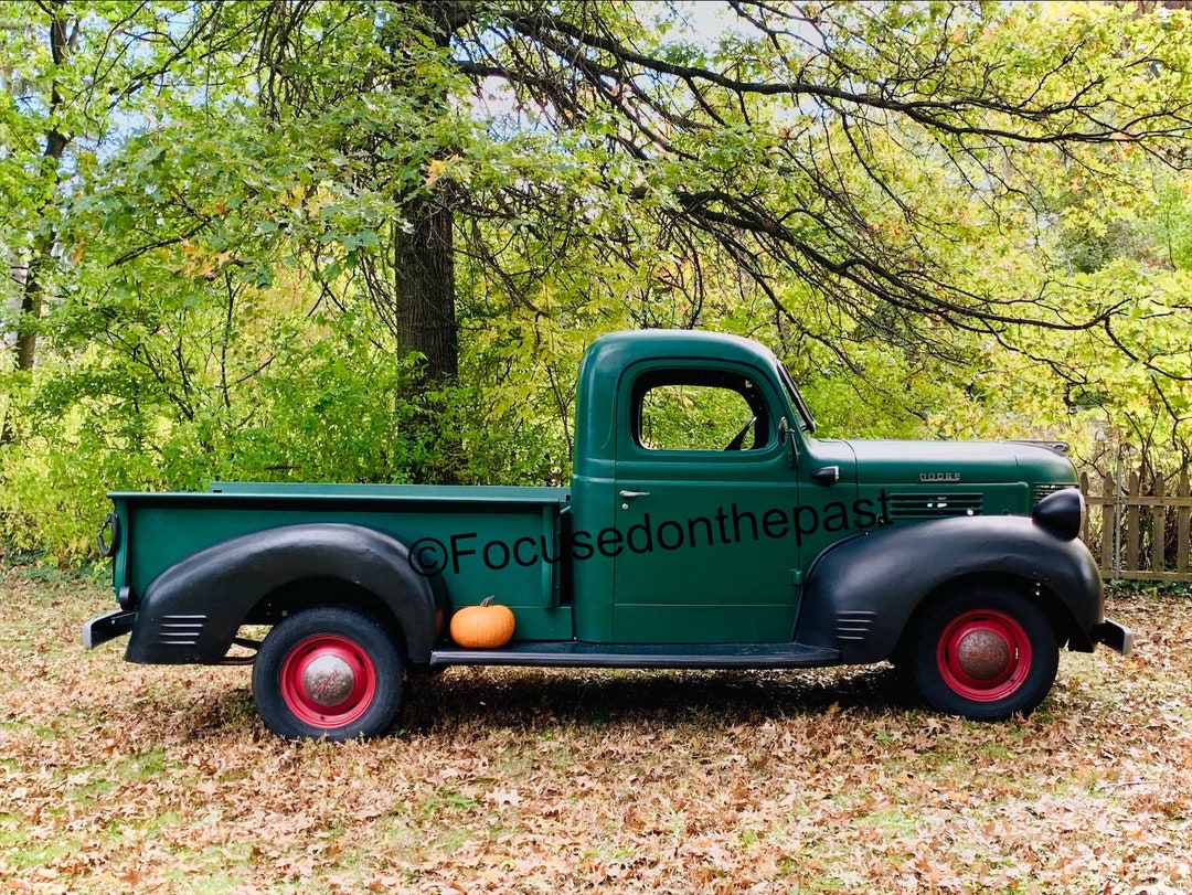 Photo of Old Truck Family Fall Photo Background - Etsy
