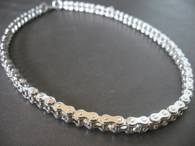 Bike Chain Necklace, Gothic Punk Bikers Cosplay - Etsy