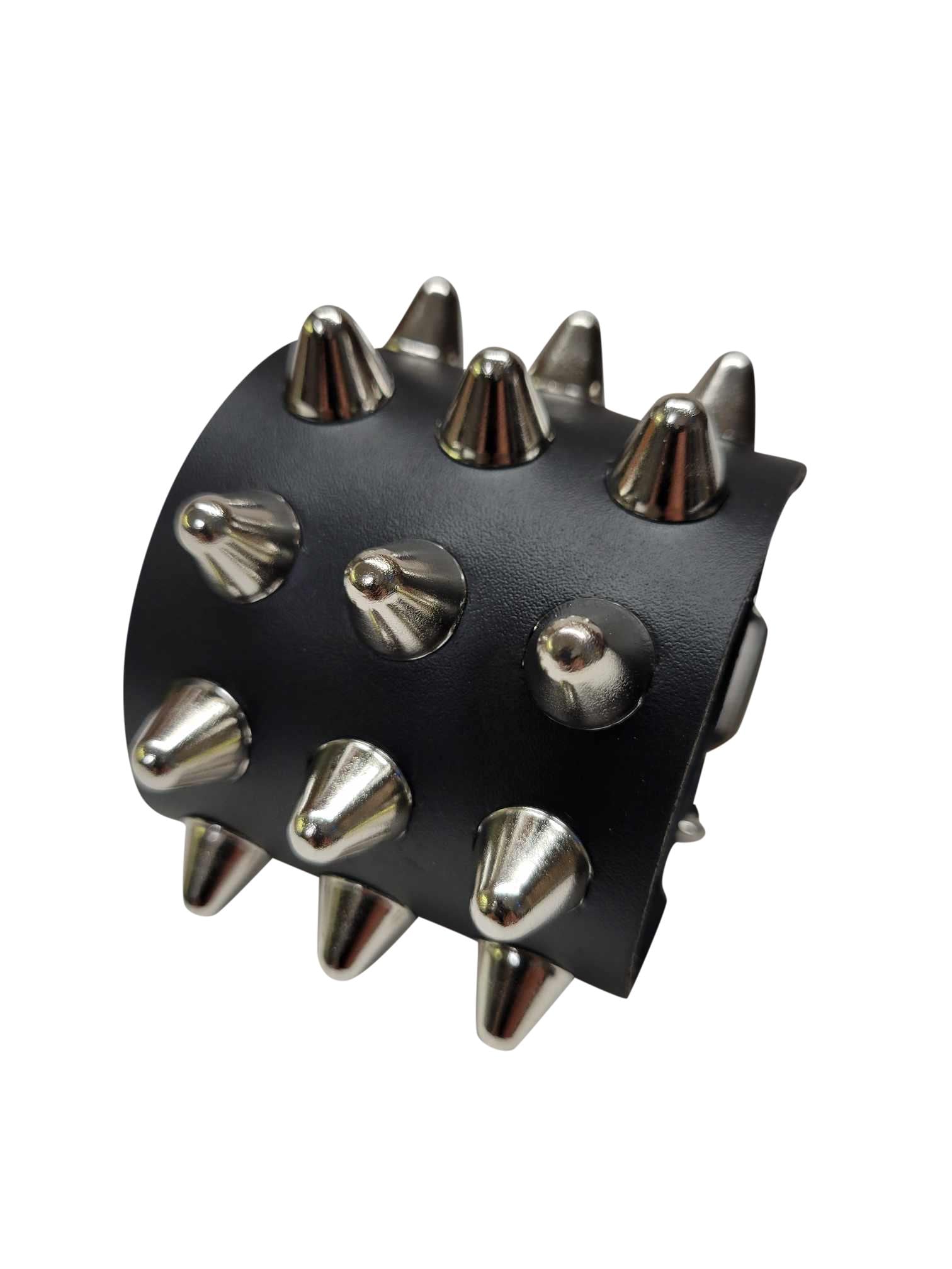 Leather Bracelet With UK77 Studs,punk Jewelry,gothic Jewelry,spike