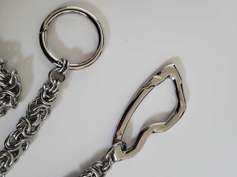 Jeanskette,Brieftaschenkette,Klobige Kettenkette,Schlüsselanhänger,Edelstahlkette,Punkkette,Bikerkette,Gothic Outfit,Hosenkette,Metallabnutzung Bild 6