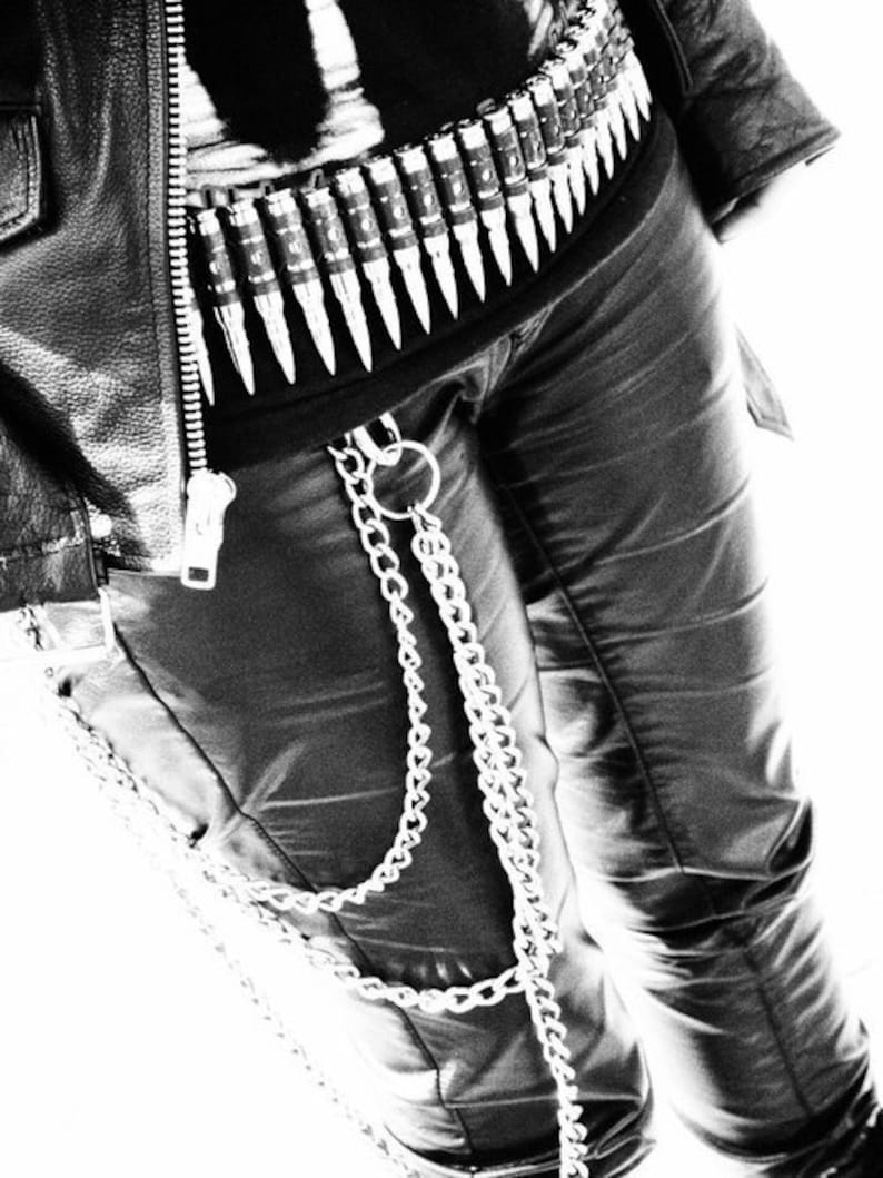 Bullet belt,Punk belt,Gothic Belt,Punk fashion,Gothic Fashion,Cosplay belt,Costume belt,Army costume,.223 caliber bullet belt,bandoleer image 2