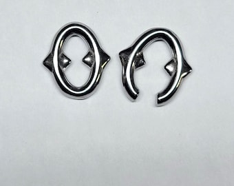 304 Stainless Steel Spiked Oval Links
