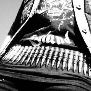 Bullet belt,Punk belt,Gothic Belt,Punk fashion,Gothic Fashion,Cosplay belt,Costume belt,Army costume,.223 caliber bullet belt,bandoleer image 5